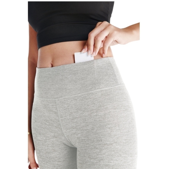 Women Activewear KYODAN Leggings Grey Dry Fit Leggings Cropped Pants - Picture 6 of 9